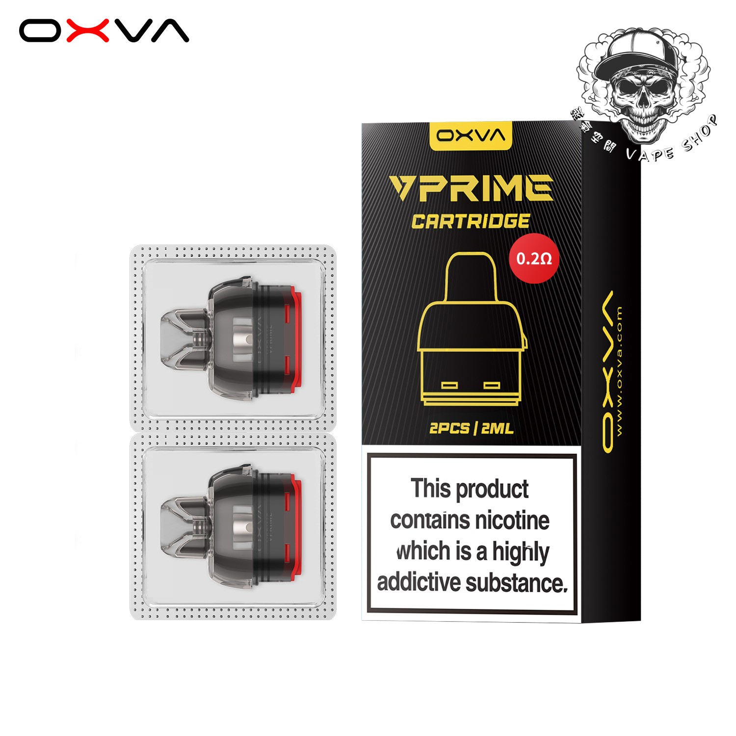 OXVA VPRIME至尊空煙彈